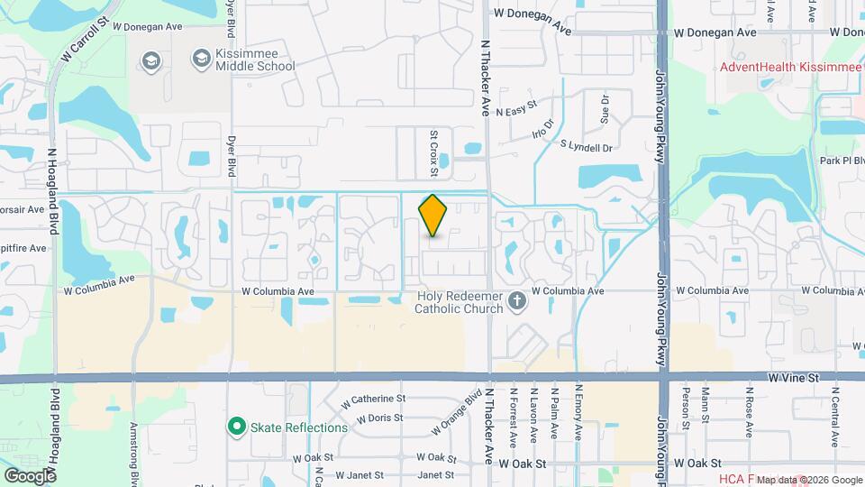 2219 Caribbean Dr S Map and Location Details