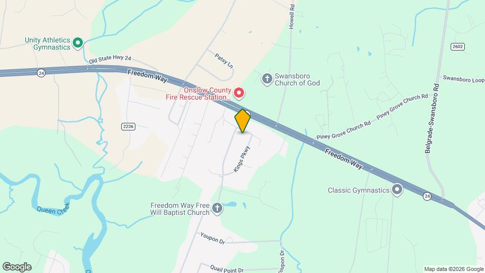 1103 Duchess Ln Map and Location Details