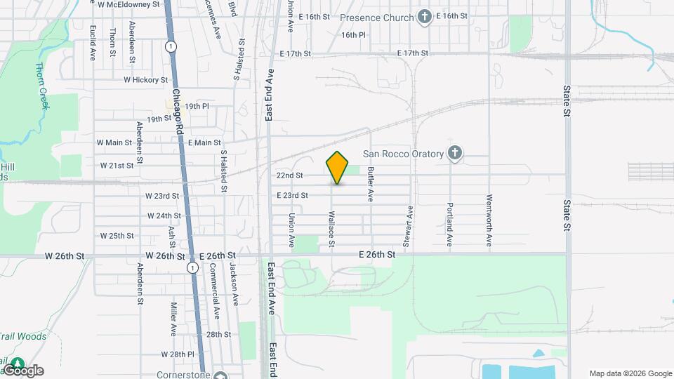 169 E 23rd St Map and Location Details