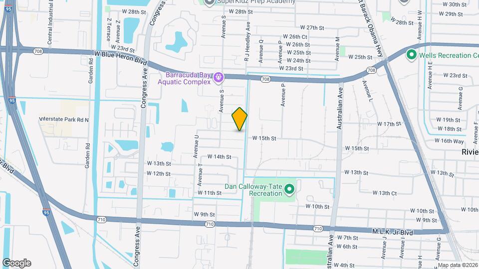 1519 W 17th St Map and Location Details