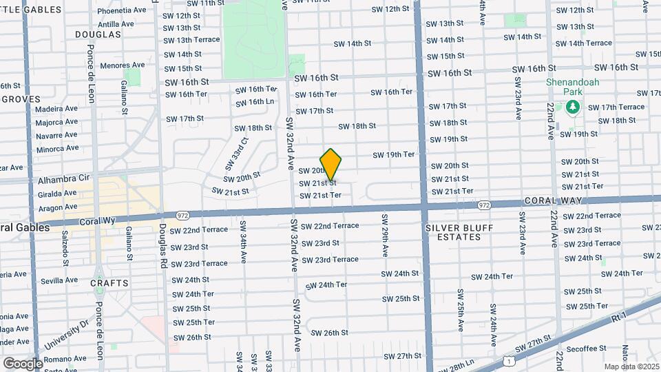 2102 SW 31st Ave, Unit B1 Map and Location Details