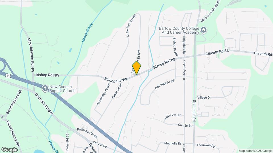 133 Bishop Rd NW Map and Location Details