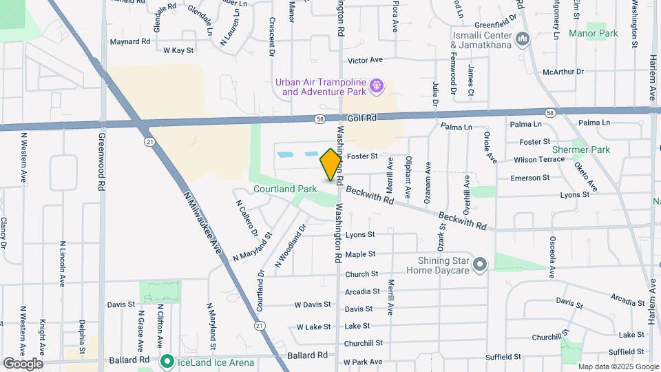 9450 Washington St Map and Location Details