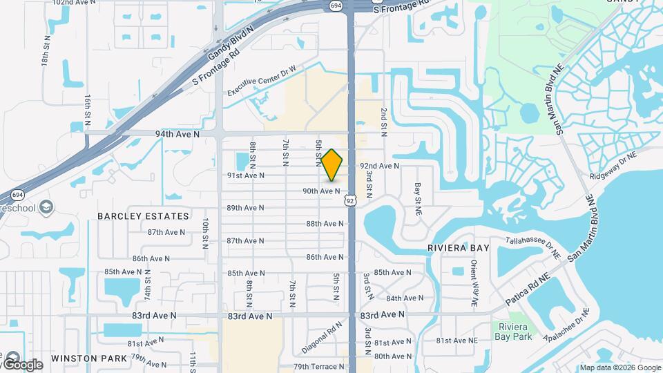 453 90th Ave N Map and Location Details