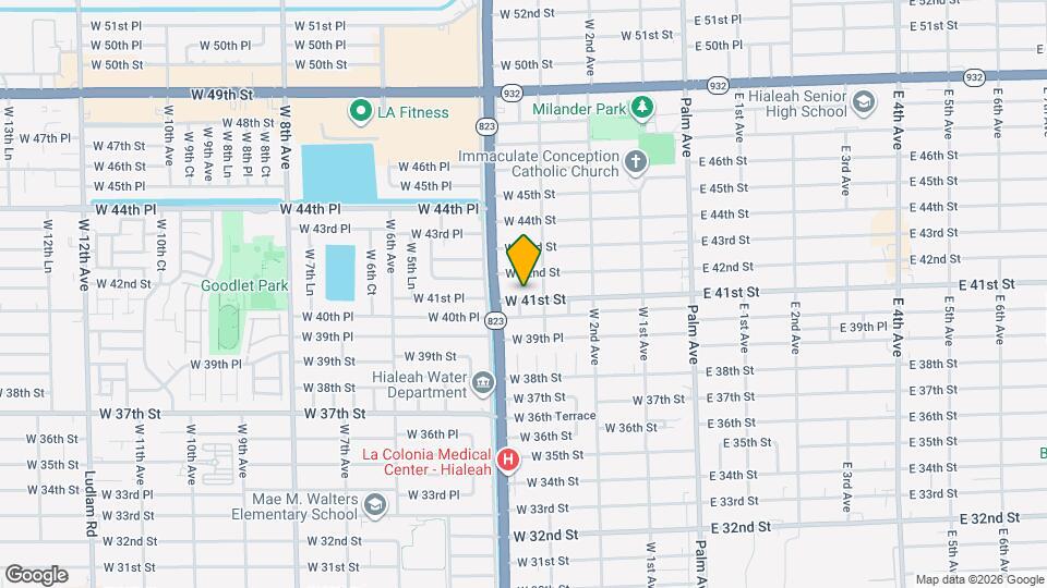 329 W 41st St Map and Location Details