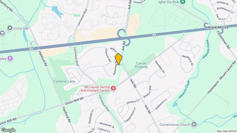 318A Delancey Pl Mapa y Detalles de la Ubicación