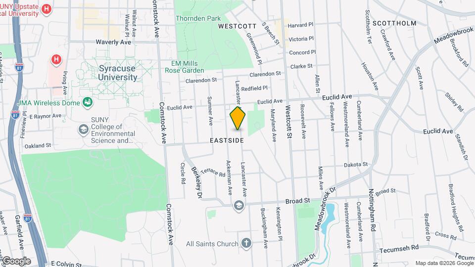 860 Lancaster Ave Map and Location Details