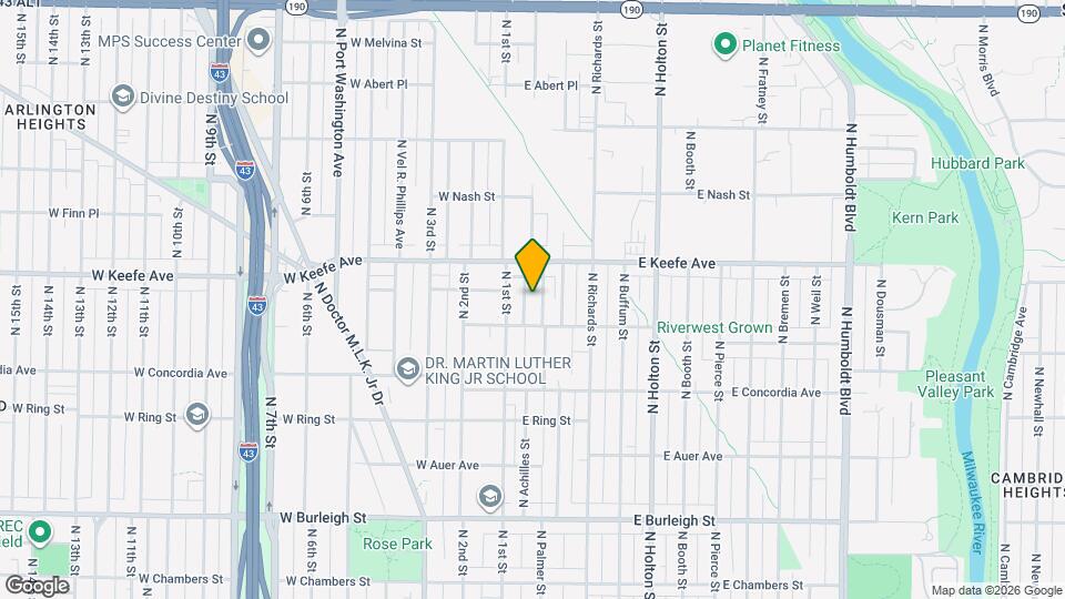 3433 N Palmer St Map and Location Details