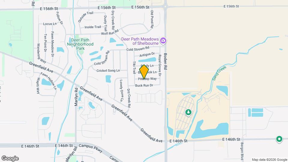 12643 Pinetop Way Mapa y Detalles de la Ubicación