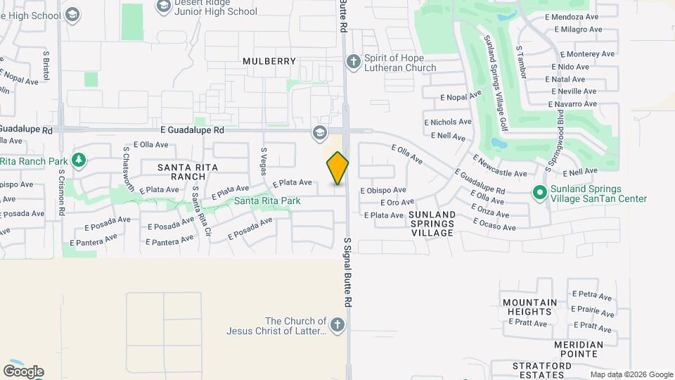 2959 S Del Rancho Cir Map and Location Details