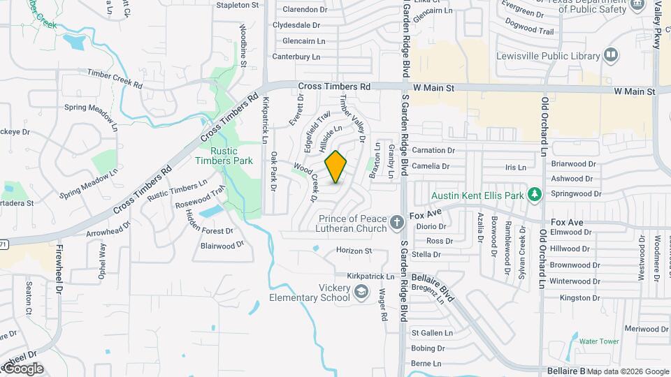 1113 Wood Creek Cir Map and Location Details