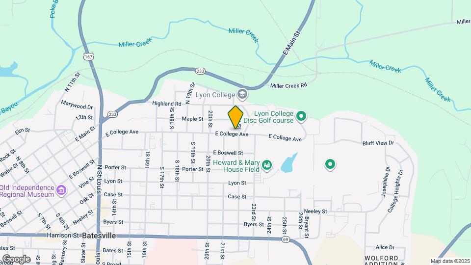 2175 E College Ave Mapa y Detalles de la Ubicación