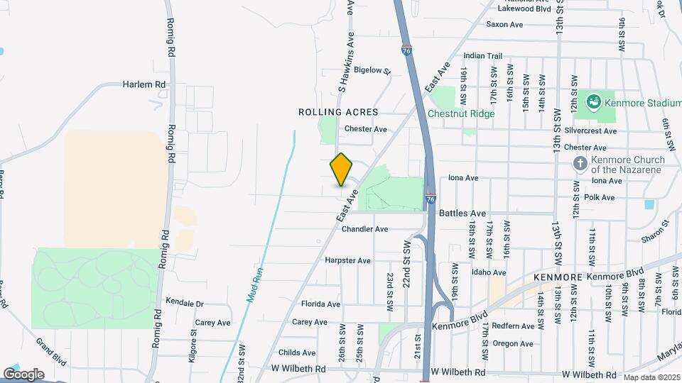 1221 Leeser Ave Map and Location Details
