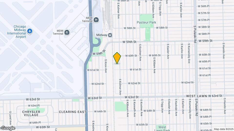 6042 S Kolmar Ave, Unit G Mapa y Detalles de la Ubicación