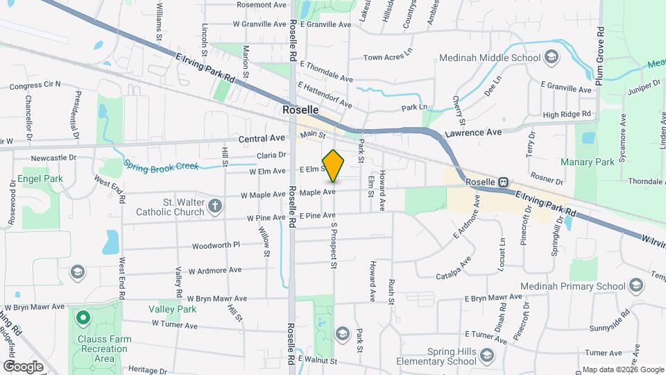 122 S Prospect St Map and Location Details