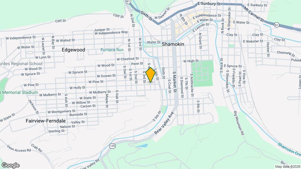 232 S 4th St, Unit 1 Mapa y Detalles de la Ubicación