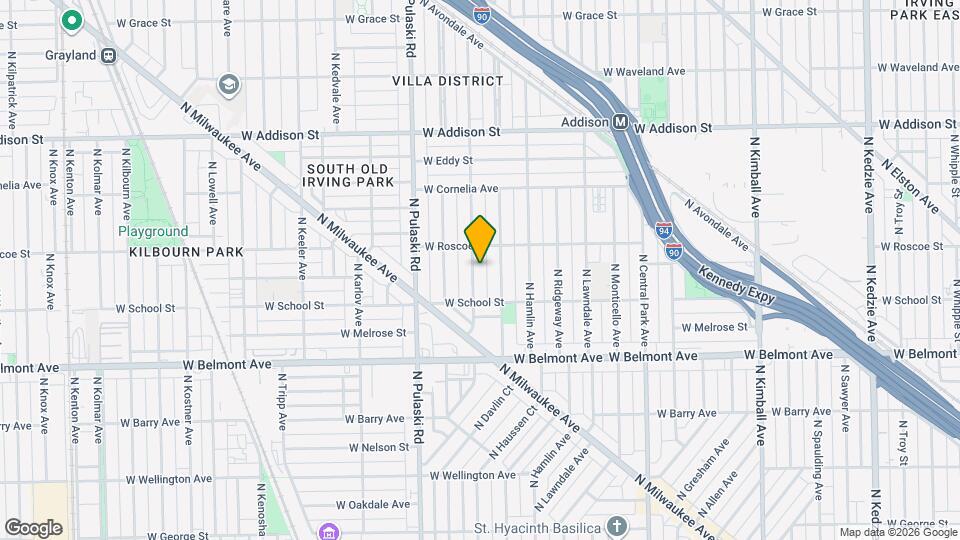 3337 N Springfield Ave Map and Location Details