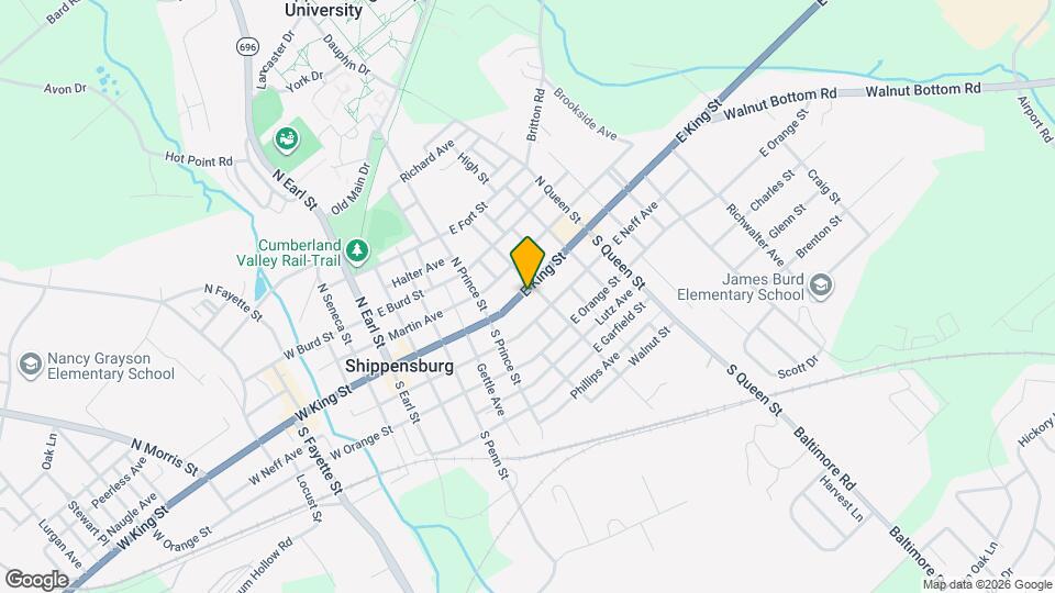 236 E King St Map and Location Details