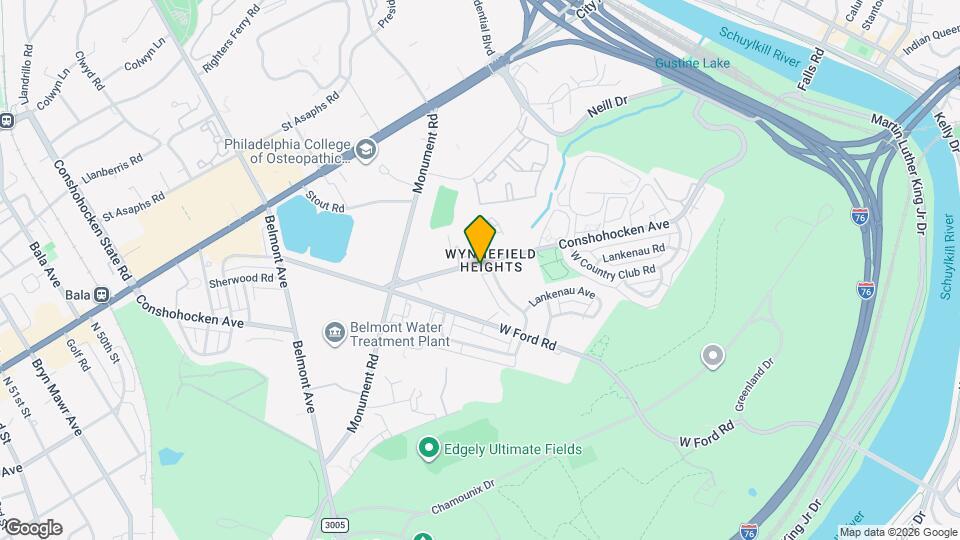 4010 Conshohocken Ave, Unit A45 Map and Location Details