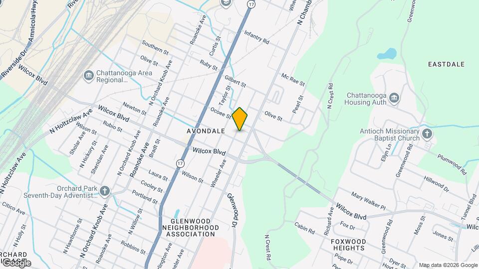 1604 Wheeler Ave Map and Location Details