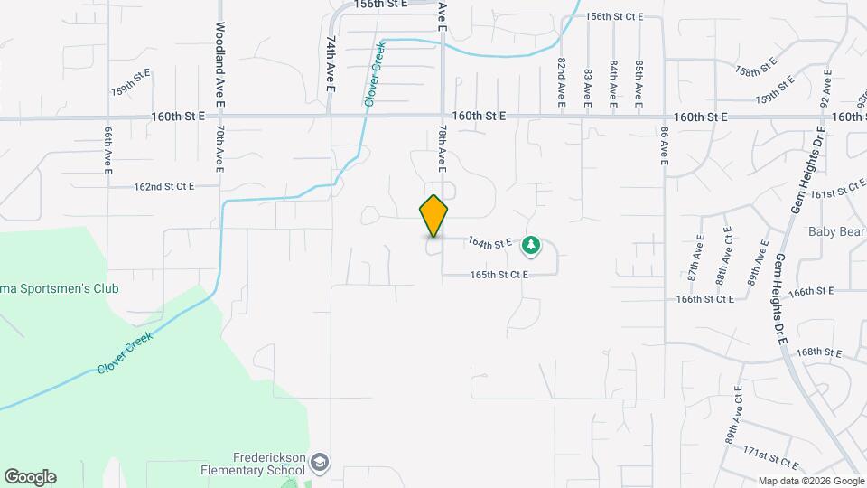 16427 77th Ave Ct E Map and Location Details