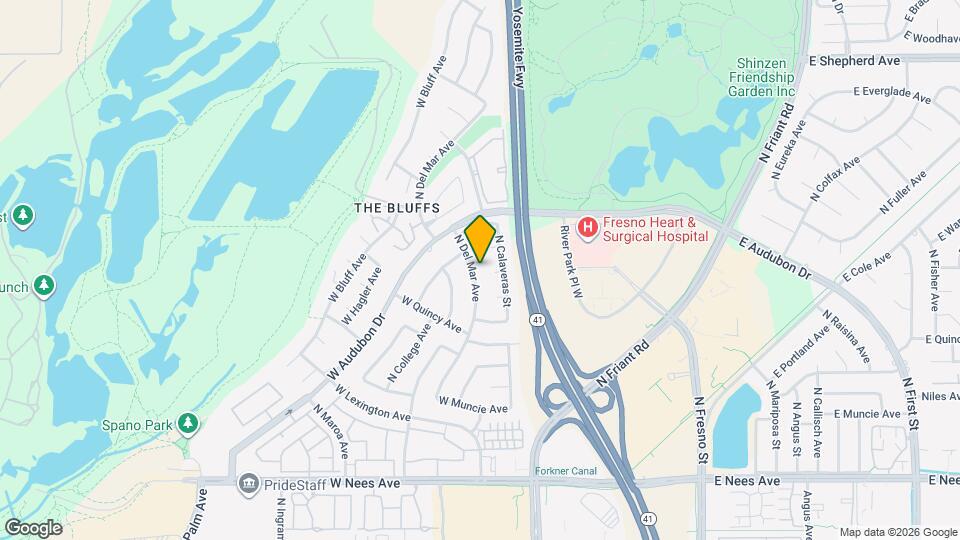 8476 N Del Mar Ave Map and Location Details