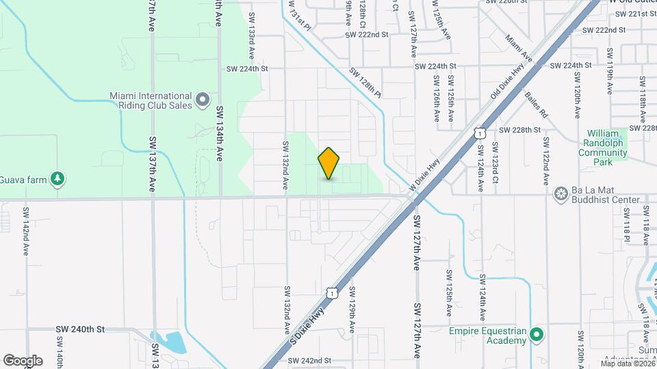 23110 SW 129th Pl Map and Location Details