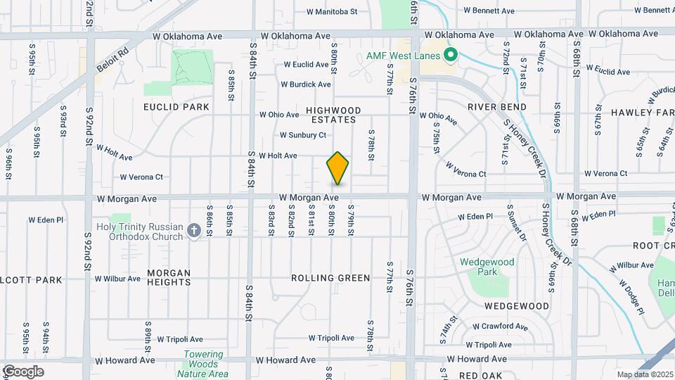 7922 W Morgan Ave Map and Location Details