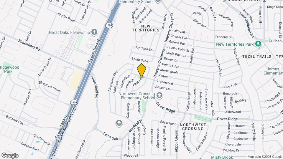 7606 Chatsworth Map and Location Details