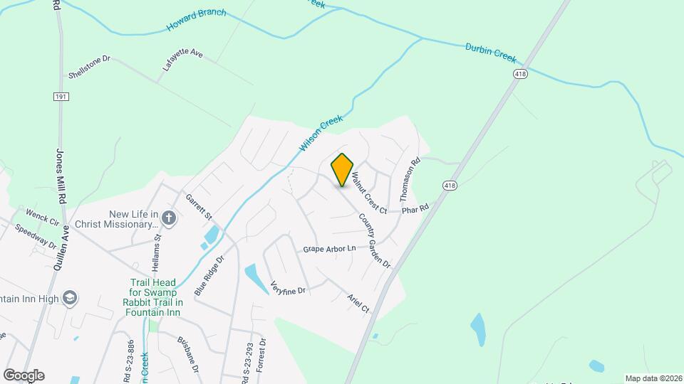 520 Country Garden Dr Map and Location Details