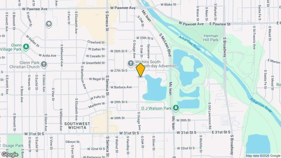 2824 S Osage Ave Map and Location Details