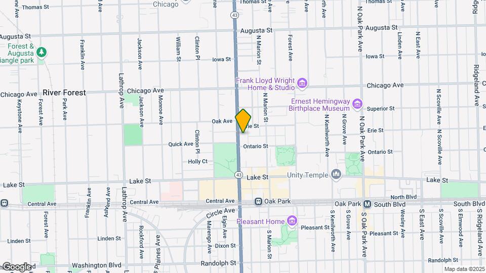515 N Harlem Ave Mapa y Detalles de la Ubicación
