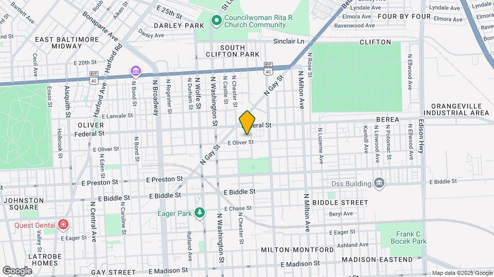 2134 E Oliver St Mapa y Detalles de la Ubicación