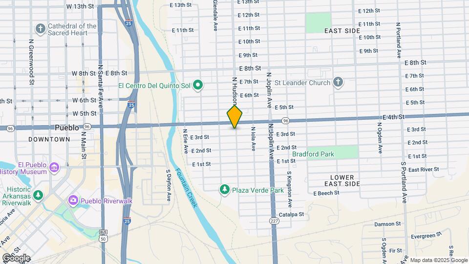 829 E 3rd St Map and Location Details