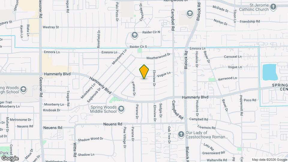 9626 Vilven Ln Map and Location Details