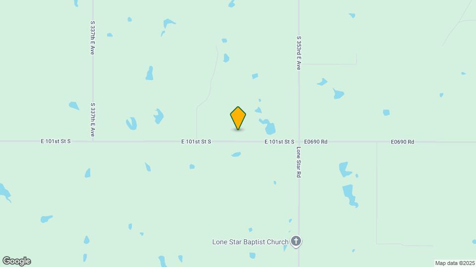 34723 E 101st St S Map and Location Details