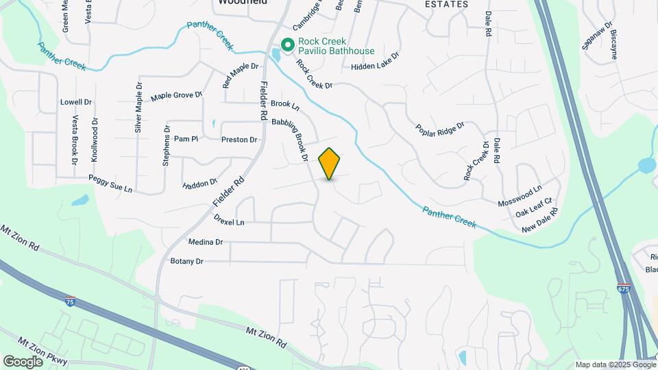 3137 Glen Hollow Dr Map and Location Details