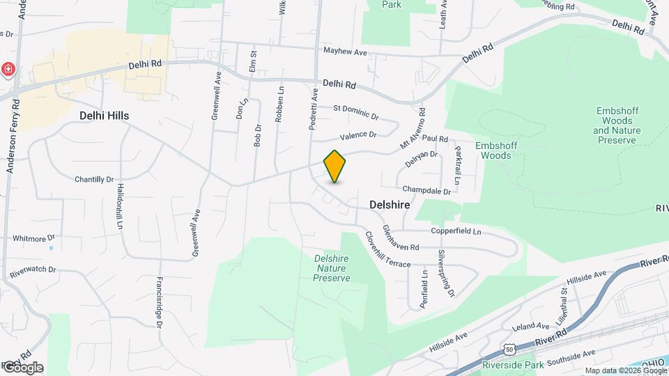 Delshire Apartments Map and Location Details