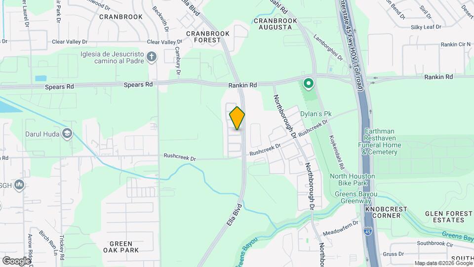 814 Forest Thicket Ln Map and Location Details