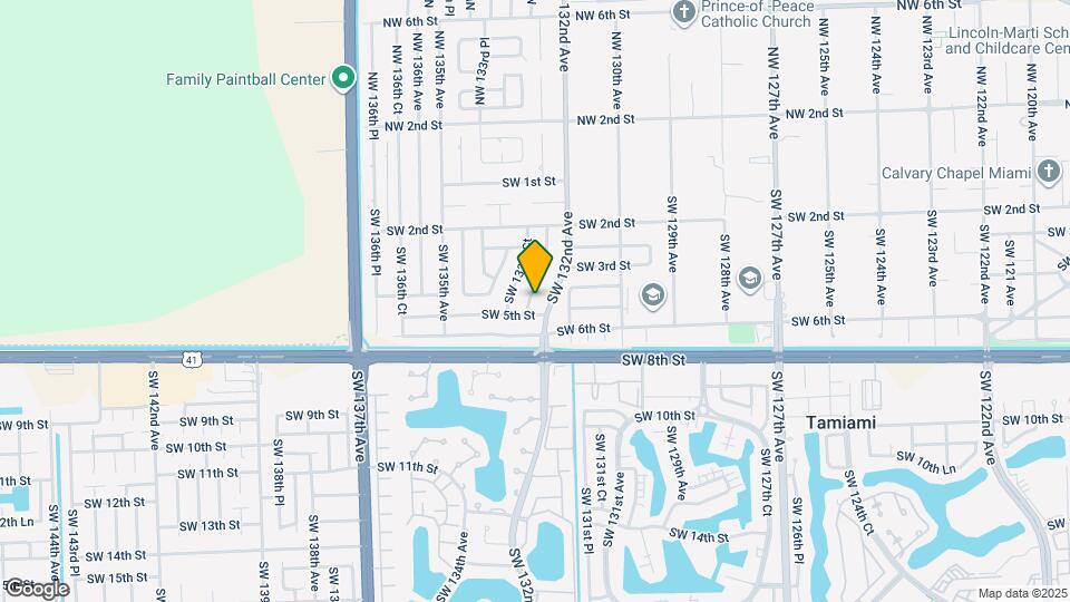 465 SW 133rd Ave Map and Location Details