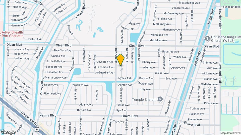 3139 Iverson St Map and Location Details