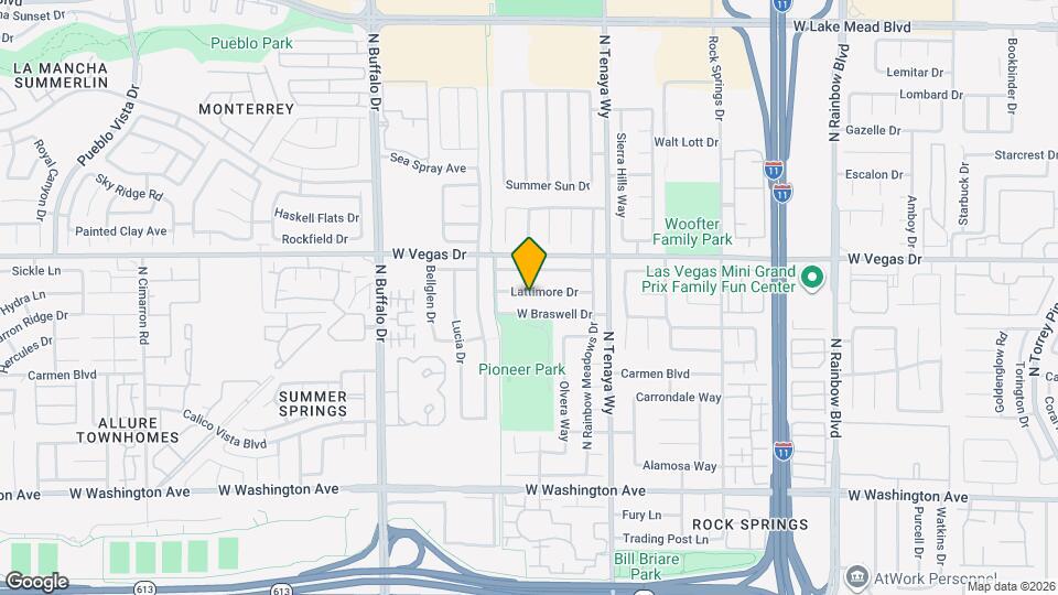 7421 Lattimore Dr Map and Location Details