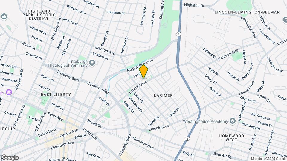 523 Larimer Ave Mapa y Detalles de la Ubicación