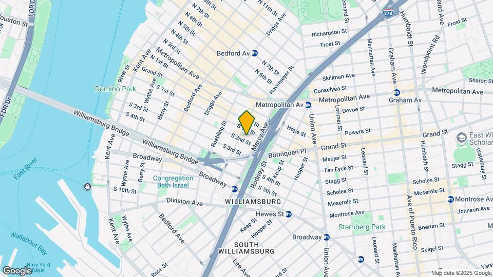 265 S 2nd St Mapa y Detalles de la Ubicación