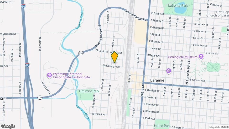 154 N Hodgeman St Map and Location Details