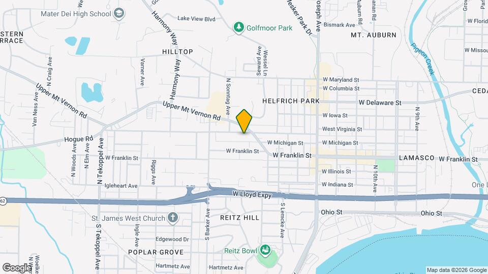 2710 W Virginia St Mapa y Detalles de la Ubicación