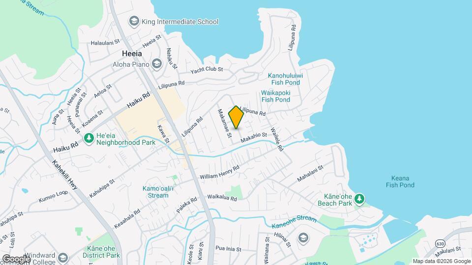 45-1124-1124 Makaleha St Map and Location Details