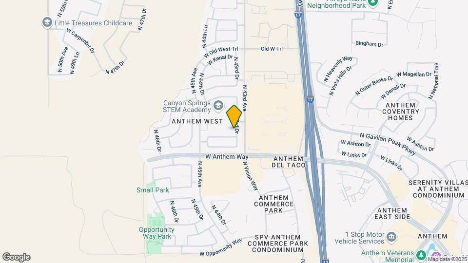 42802 N 43rd Dr Map and Location Details