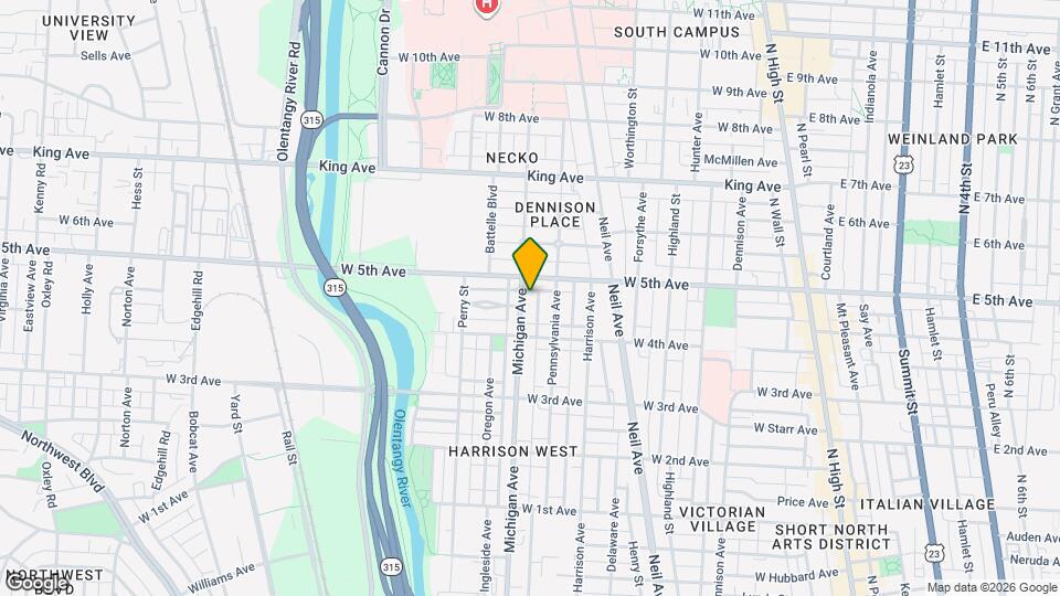 1264 Michigan Ave, Unit Michigan Ave Condo Map and Location Details