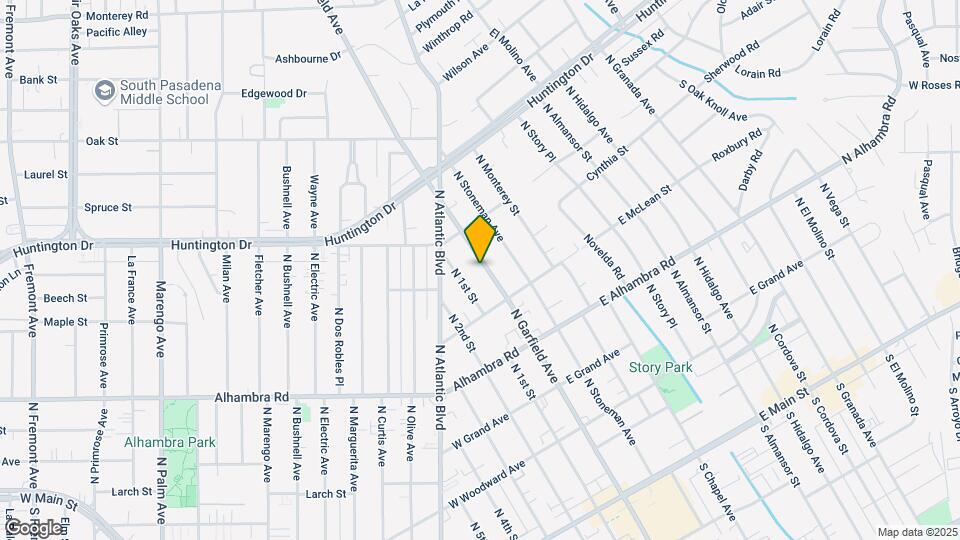 905 N Garfield Ave Mapa y Detalles de la Ubicación